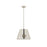Z-Lite Maddox 1 Light 18" Chandelier, Polished Nickel