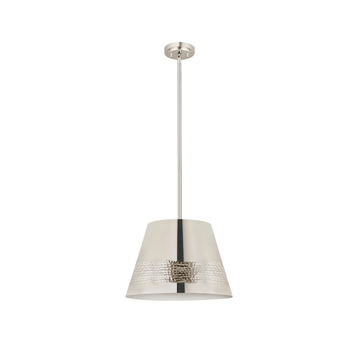 Z-Lite Maddox 1 Light 18" Chandelier, Polished Nickel