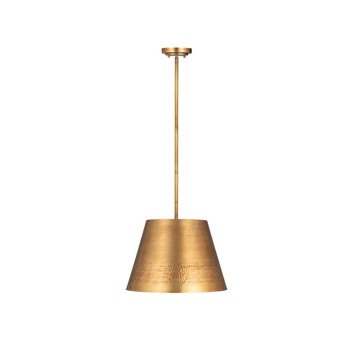 Z-Lite Maddox 1 Light 18" Chandelier, Rubbed Brass