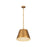 Z-Lite Maddox 1 Light 18" Chandelier, Rubbed Brass