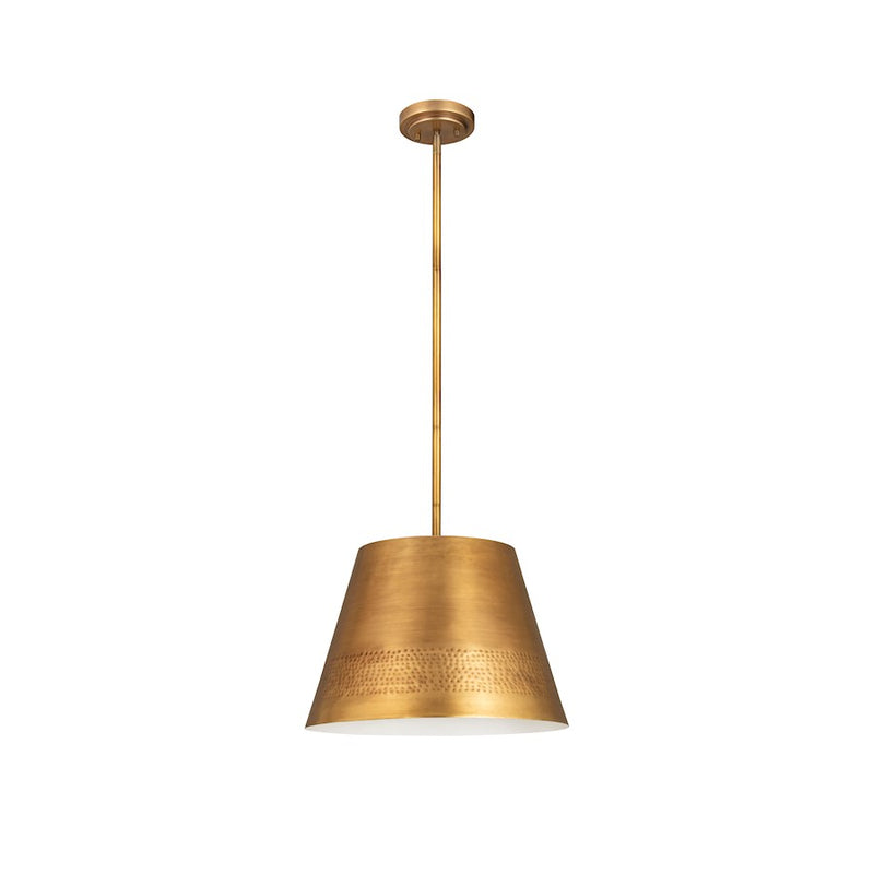 Z-Lite Maddox 1 Light 18" Chandelier, Rubbed Brass