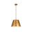 Z-Lite Maddox 1 Light 18" Chandelier, Rubbed Brass