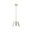Z-Lite Katie 1 Light 12" Chandelier, Polished Nickel