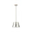 Z-Lite Katie 1 Light 12" Chandelier, Polished Nickel