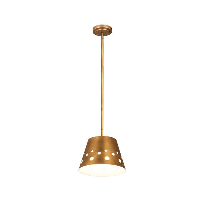 Z-Lite Katie 1 Light 12" Chandelier, Rubbed Brass