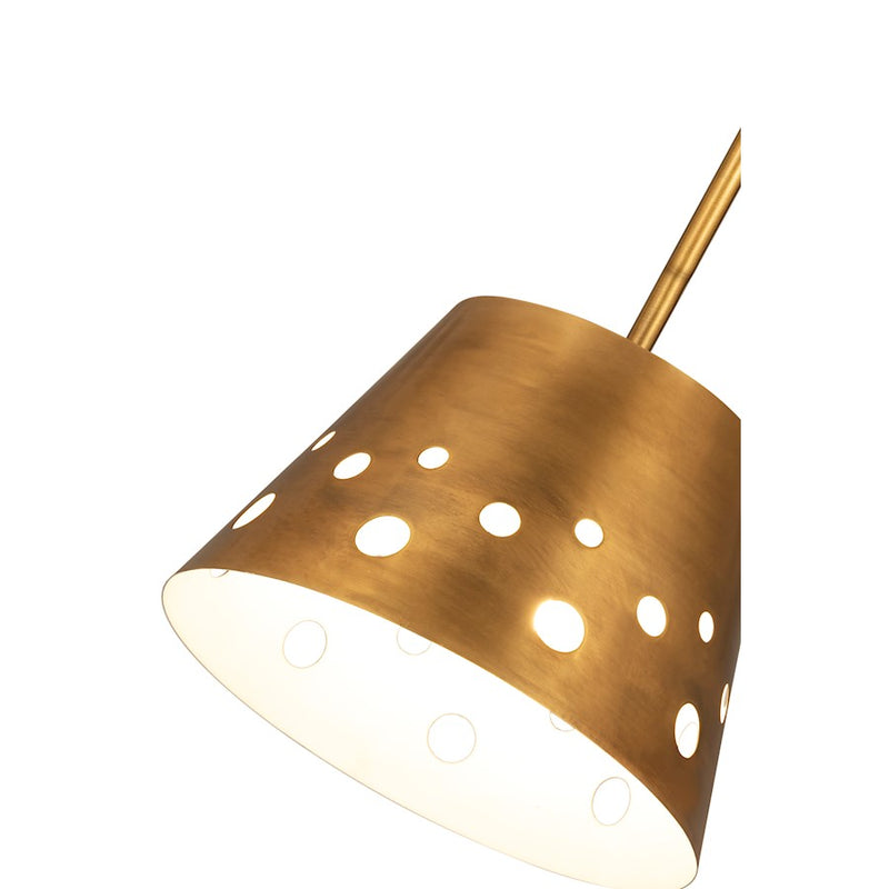 Z-Lite Katie 1 Light 12" Chandelier, Rubbed Brass