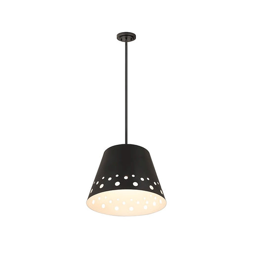 Z-Lite Katie 1 Light 18" Chandelier, Matte Black