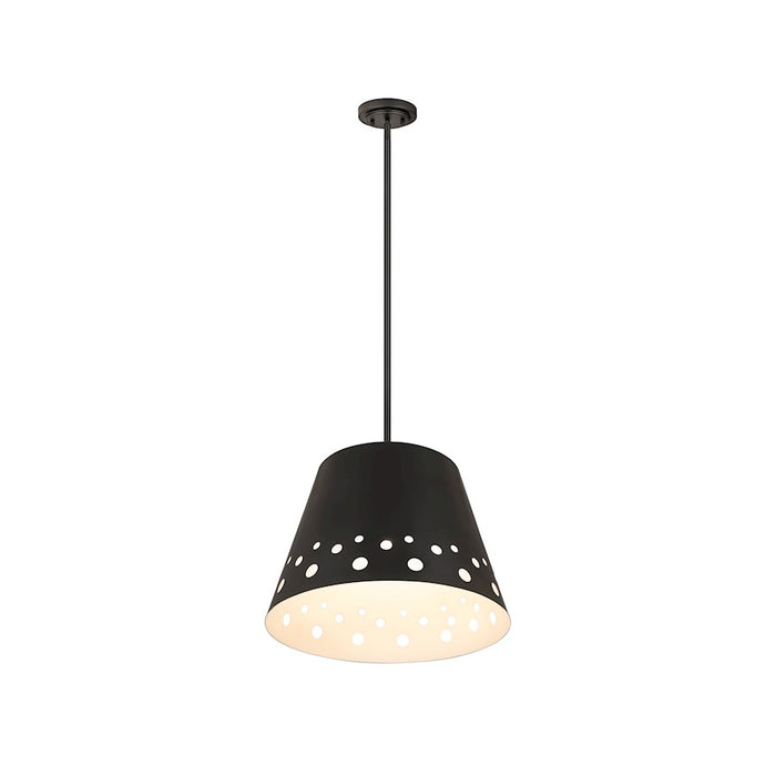 Z-Lite Katie 1 Light 18" Chandelier, Matte Black