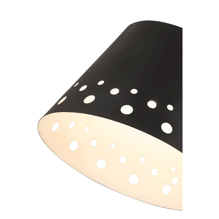 Z-Lite Katie 1 Light 18" Chandelier, Matte Black