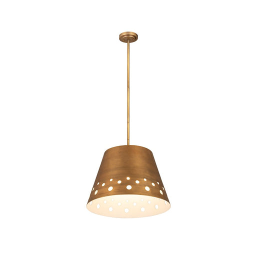 Z-Lite Katie 1 Light 18" Chandelier, Rubbed Brass