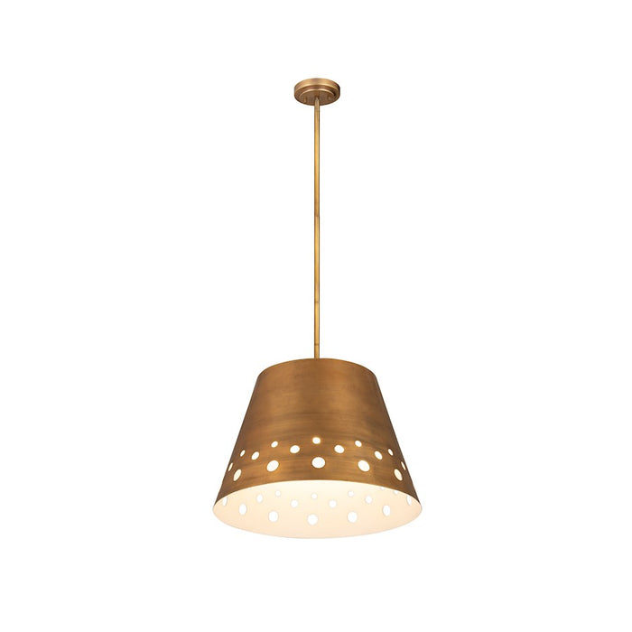 Z-Lite Katie 1 Light 18" Chandelier, Rubbed Brass