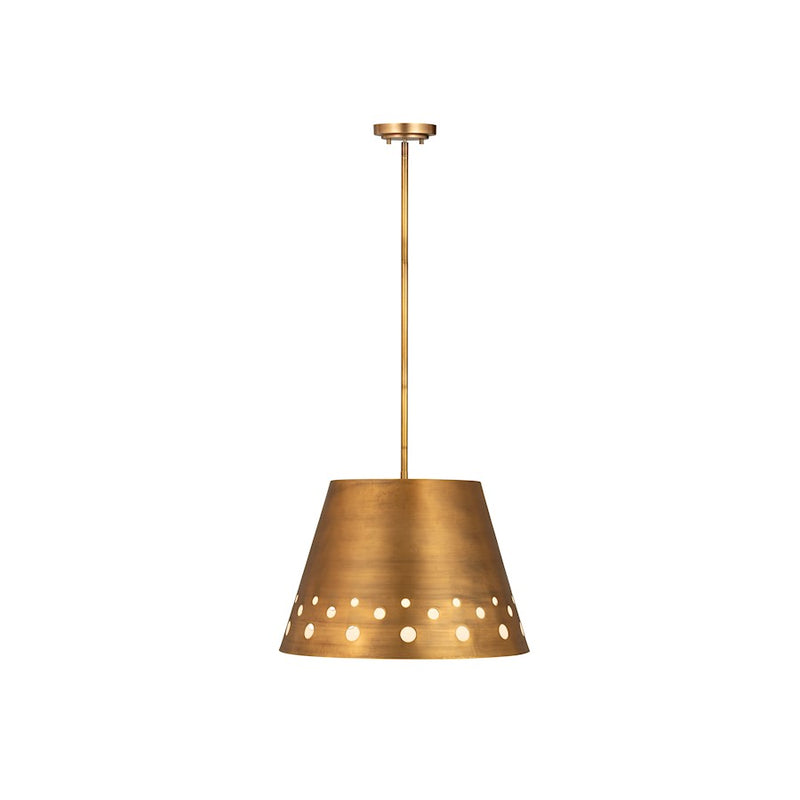 Z-Lite Katie 1 Light 18" Chandelier, Rubbed Brass