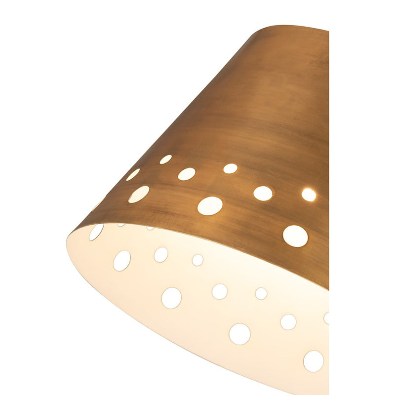 Z-Lite Katie 1 Light 18" Chandelier, Rubbed Brass