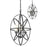 Z-Lite Aranya 3 Light Pendant, Bronze, Matte Opal - 6027-3S-BRZ