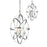 Z-Lite Aranya 3 Light Pendant, Chrome, Matte Opal - 6027-3S-CH