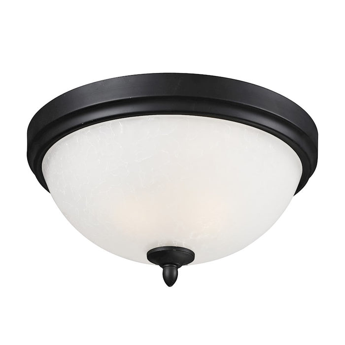 Z-Lite Arshe 3 Light Flush Mount, Café Bronze, White Watermark - 603F3
