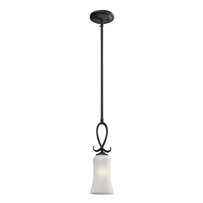 Z-Lite Arshe 1 Light Mini Pendant, Café Bronze, White Watermark - 603MP
