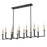 Z-Lite Gaultier 12Lt Linear Chandelier, Matte Black/Mordern Gold