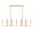 Z-Lite Gaultier 12 Light Linear Chandelier, Mordern Gold