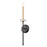 Z-Lite Gaultier 1 Light Wall Sconce, Matte Black/Mordern Gold
