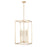 Z-Lite Gaultier 6 Light 33" Chandelier, Mordern Gold - 6100-32MGLD