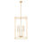 Z-Lite Gaultier 6 Light 33" Chandelier, Mordern Gold