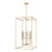 Z-Lite Gaultier 8 Light 45" Chandelier, Mordern Gold - 6100-44MGLD