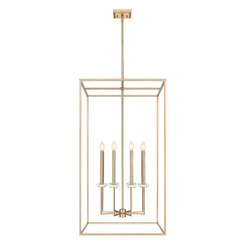 Z-Lite Gaultier 8 Light 45" Chandelier, Mordern Gold