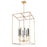 Z-Lite Gaultier 8 Light 45" Chandelier, Mordern Gold