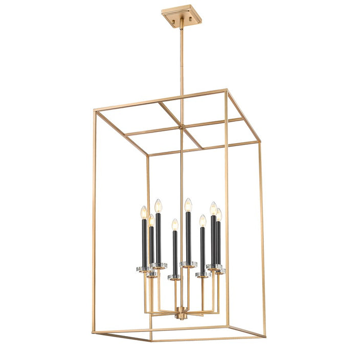 Z-Lite Gaultier 8 Light 45" Chandelier, Mordern Gold