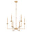 Z-Lite Gaultier 6 Light Chandelier, Mordern Gold