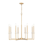 Z-Lite Gaultier 8 Light Chandelier, Mordern Gold - 6100-8MGLD