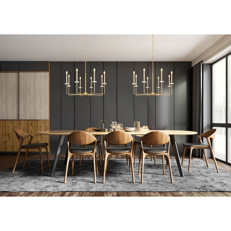 Z-Lite Gaultier 8 Light Chandelier, Mordern Gold