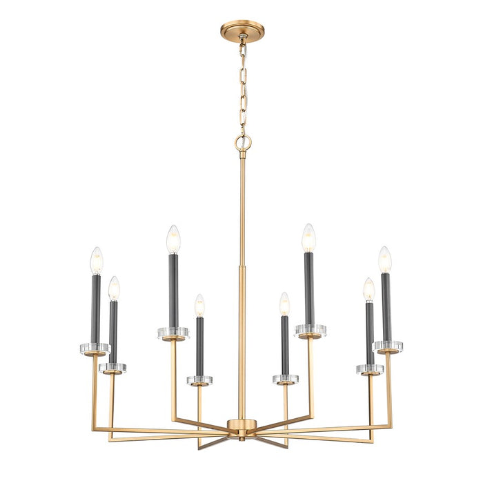 Z-Lite Gaultier 8 Light Chandelier, Mordern Gold