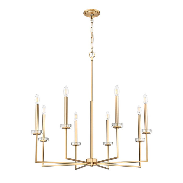 Z-Lite Gaultier 8 Light Chandelier, Mordern Gold