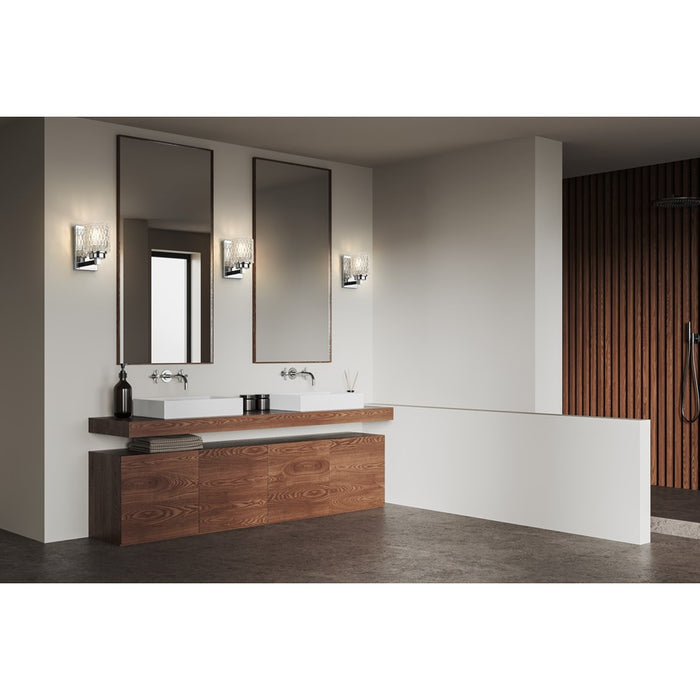 Z-Lite Jacqueline 1 Light Wall Sconce, Chrome /Clear Diamond