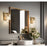 Z-Lite Jacqueline 1 Light Wall Sconce, Modern Gold/Clear Diamond