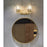 Z-Lite Jacqueline 2 Light Vanity, Modern Gold/Clear Diamond