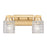 Z-Lite Jacqueline 2 Light Vanity, Modern Gold/Clear Diamond