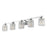 Z-Lite Jacqueline 5 Light Vanity, Chrome /Clear Diamond