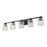Z-Lite Jacqueline 5 Light Vanity, Matte Black/Clear Diamond