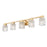 Z-Lite Jacqueline 5 Light Vanity, Modern Gold/Clear Diamond