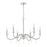 Z-Lite Toussant 6 Light 32" Chandelier, Brushed Nickel
