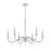 Z-Lite Toussant 6 Light 32" Chandelier, Brushed Nickel