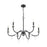 Z-Lite Toussant 6 Light 32" Chandelier, Matte Black