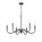 Z-Lite Toussant 6 Light 32" Chandelier, Matte Black