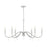 Z-Lite Toussant 6 Light 45" Chandelier, Brushed Nickel - 6103-45BN