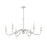 Z-Lite Toussant 6 Light 45" Chandelier, Brushed Nickel