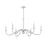 Z-Lite Toussant 6 Light 45" Chandelier, Brushed Nickel