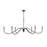Z-Lite Toussant 6 Light 63" Chandelier, Matte Black - 6103-63MB